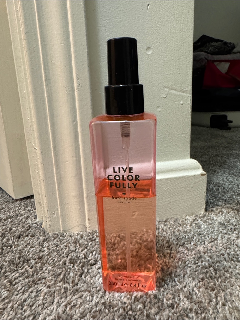 kate spade Live Colorfully Pink to Coral Ombre Fragrance Mist Bottle